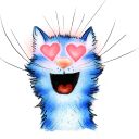 “Blue Cats” stickerpack